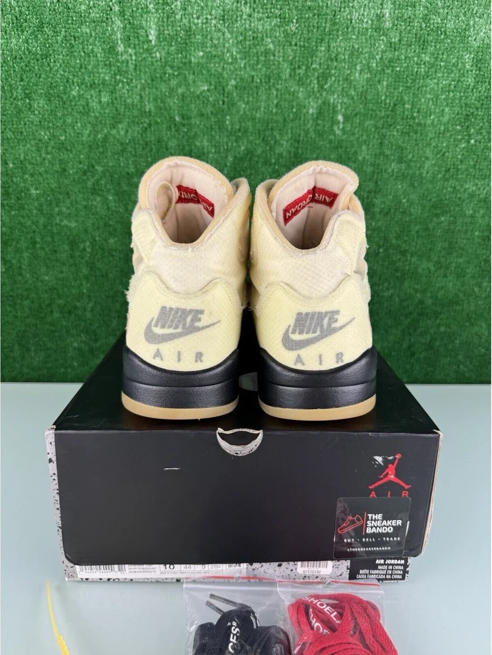 Size 10 - Jordan 5 SP x Off-White Mid Sail CLEAN!
